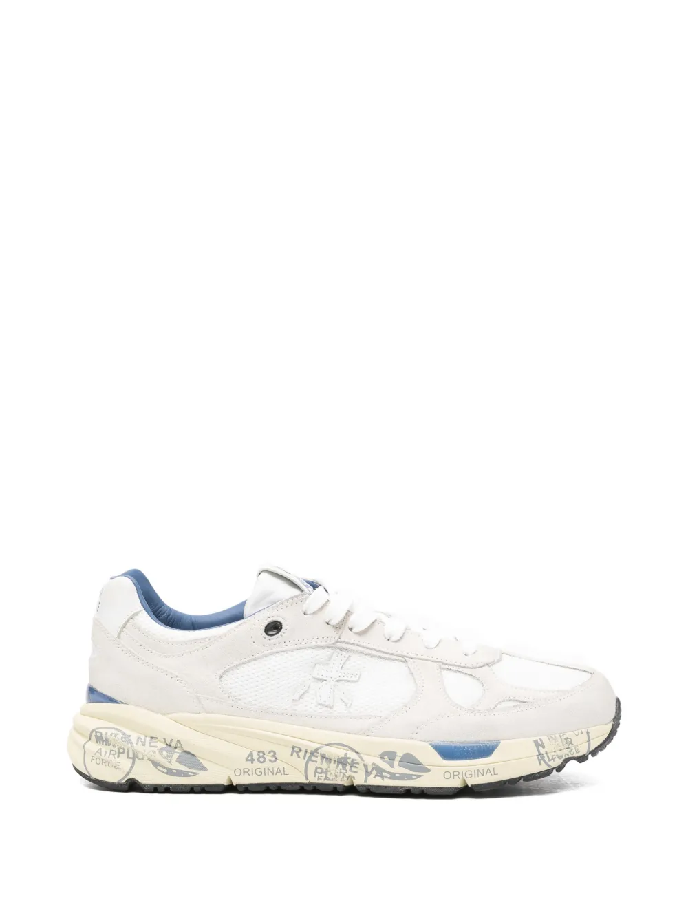 Premiata Mase logo-patch sneakers - Toni neutri