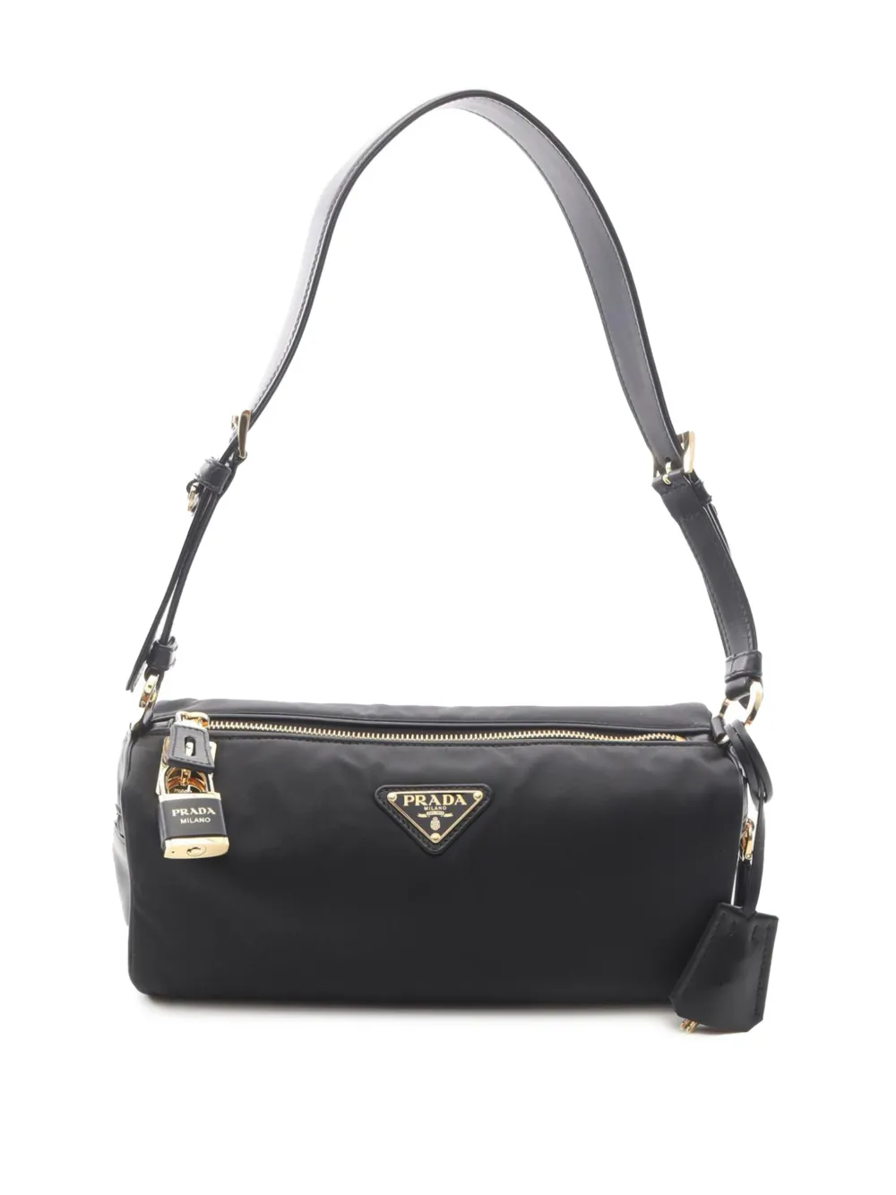 Prada Pre-Owned 2013-2025 Tessuto Logo shoulder bag - Nero