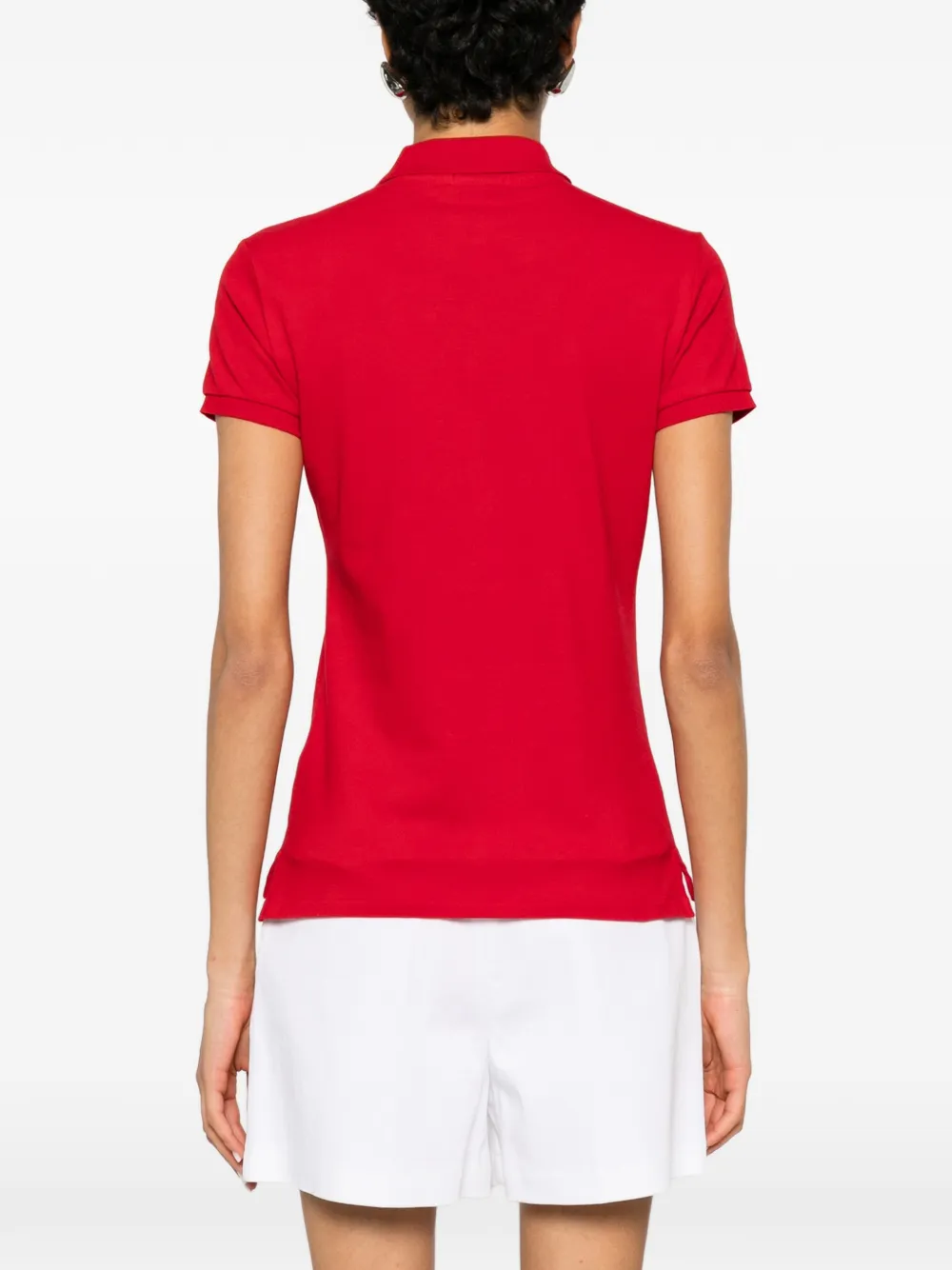 Polo Ralph Lauren Slim-fit pony polo blouse Rood