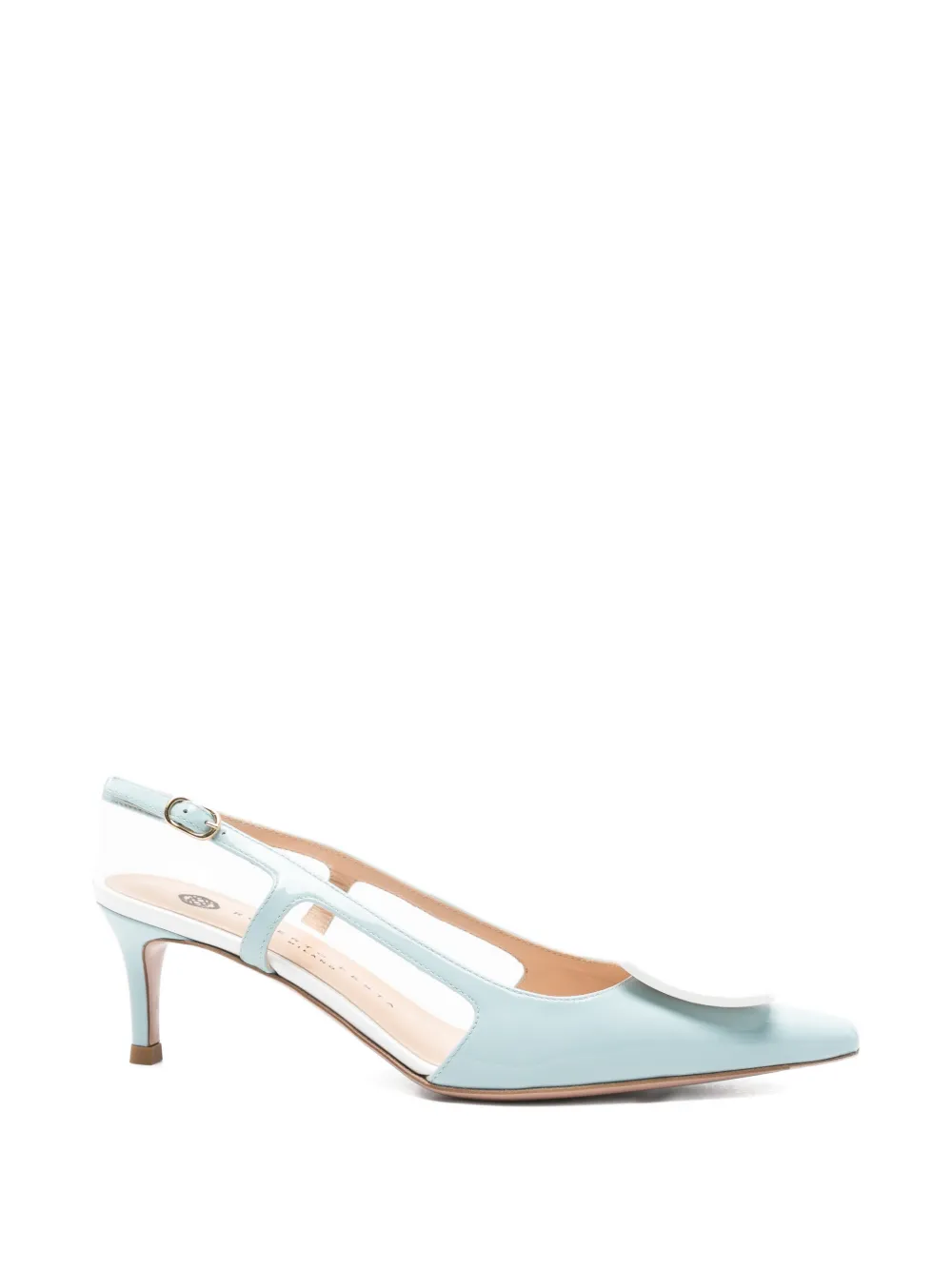 Roberto Festa Kimera square-toe pumps Blauw