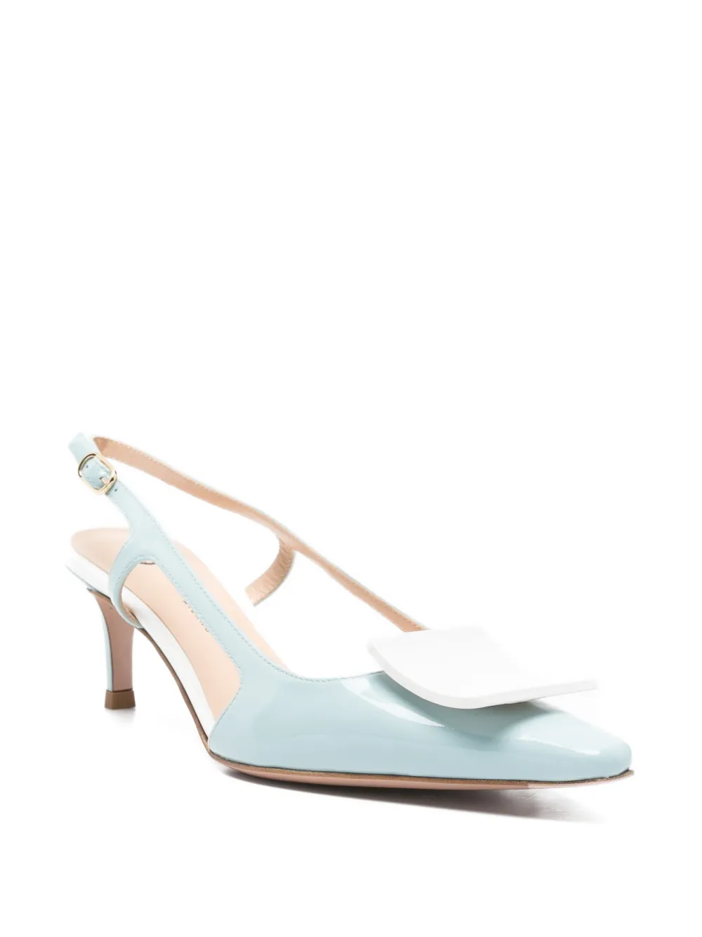 Roberto Festa Kimera square-toe pumps Blauw