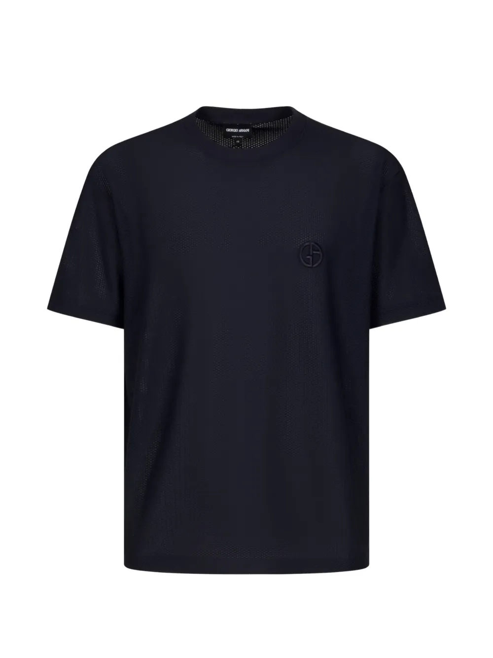 Giorgio Armani 로고 티셔츠 | 블루