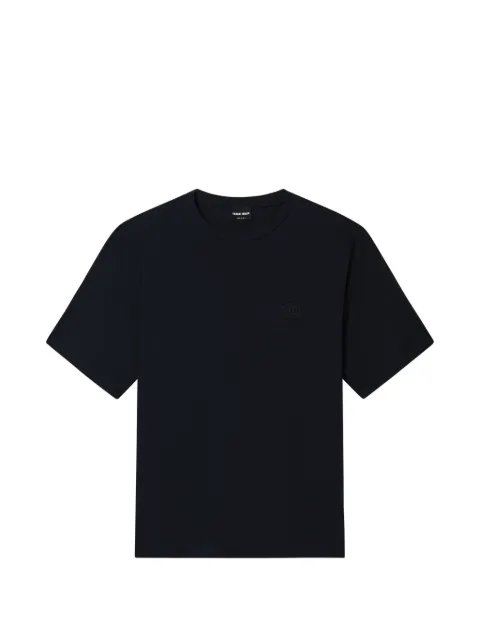 Giorgio Armani cotton and modal T-shirt with embroidery