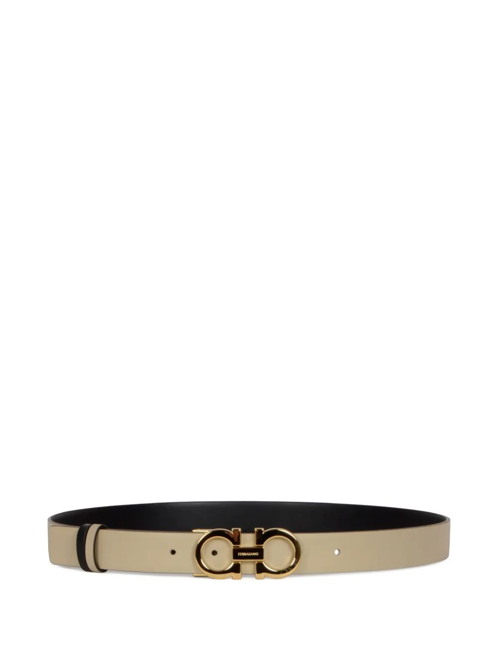 Ferragamo logo buckle belt - Toni neutri