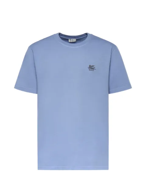 ETRO Pegaso-embroidered graphic-print T-shirt