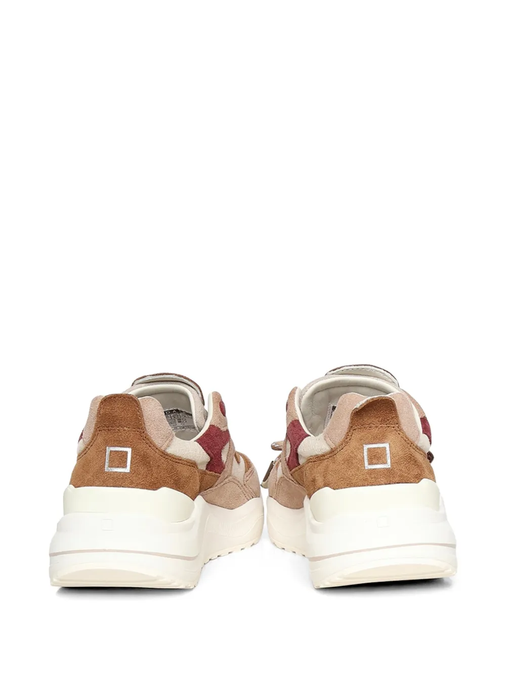 D.A.T.E. Fuga panelled sneakers Beige