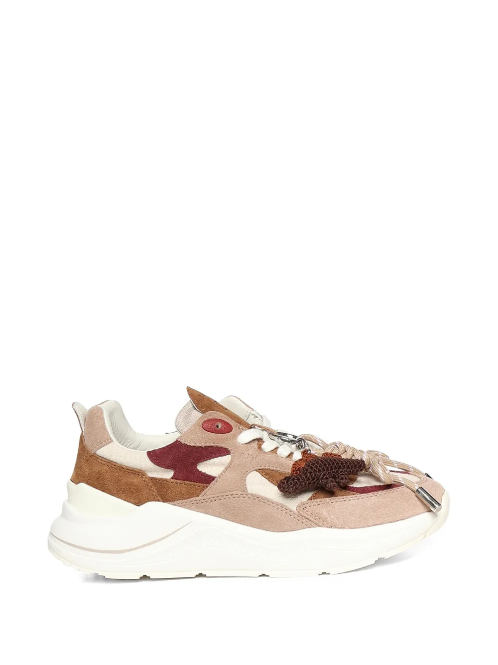 D.A.T.E. Fuga panelled sneakers Beige