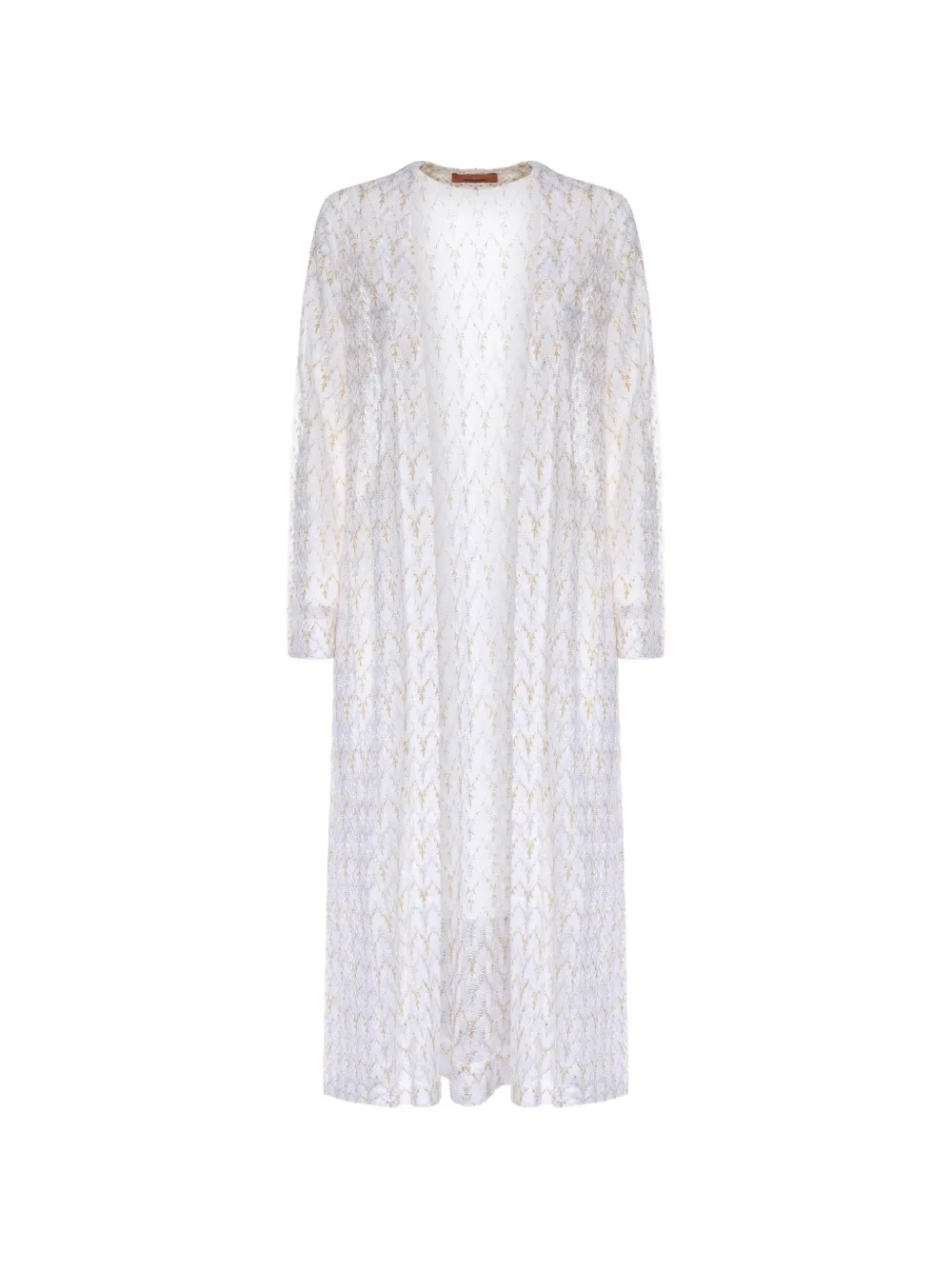 Missoni chevron-knit cardigan - Bianco