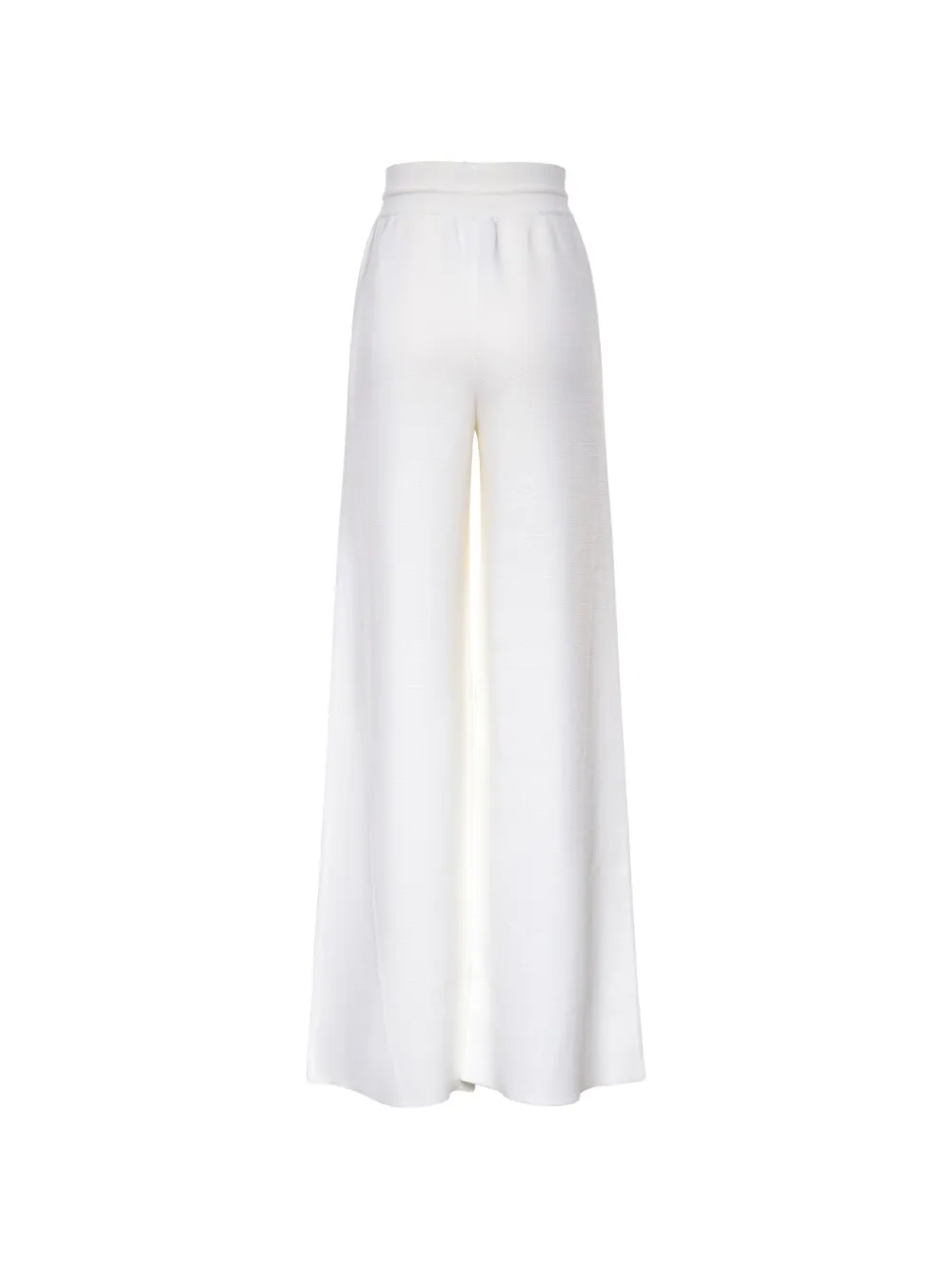 Loro Piana Broek met wijde pijpen en trekkoord Wit