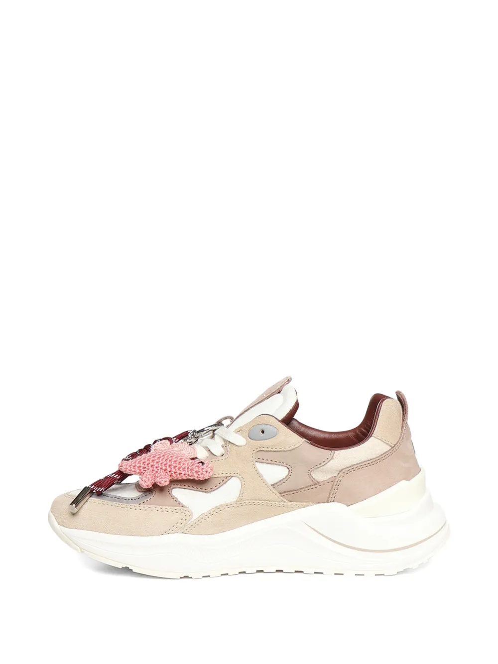 D.A.T.E. Fuga panelled sneakers Beige