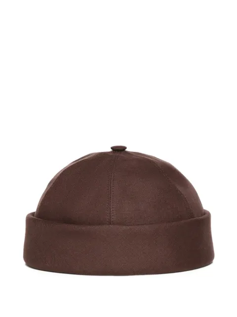 Loro Piana Sasha panelled adjustable-strap beanie 
