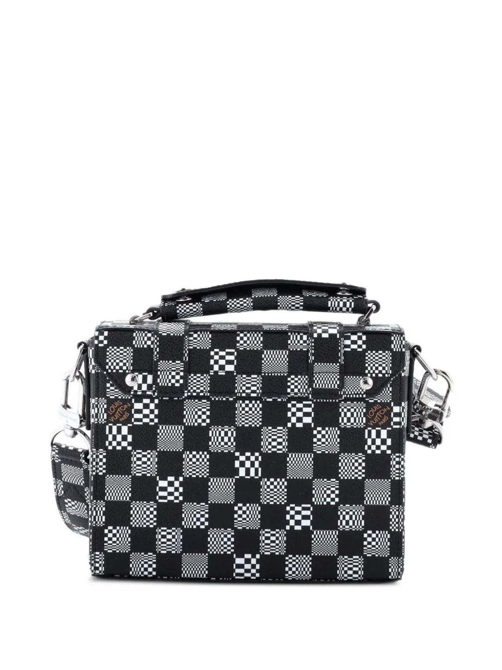 Louis Vuitton Pre-Owned Flap Soft Trunk Messenger Bag Limited Edition Distorted Damier crossbody bag - Nero