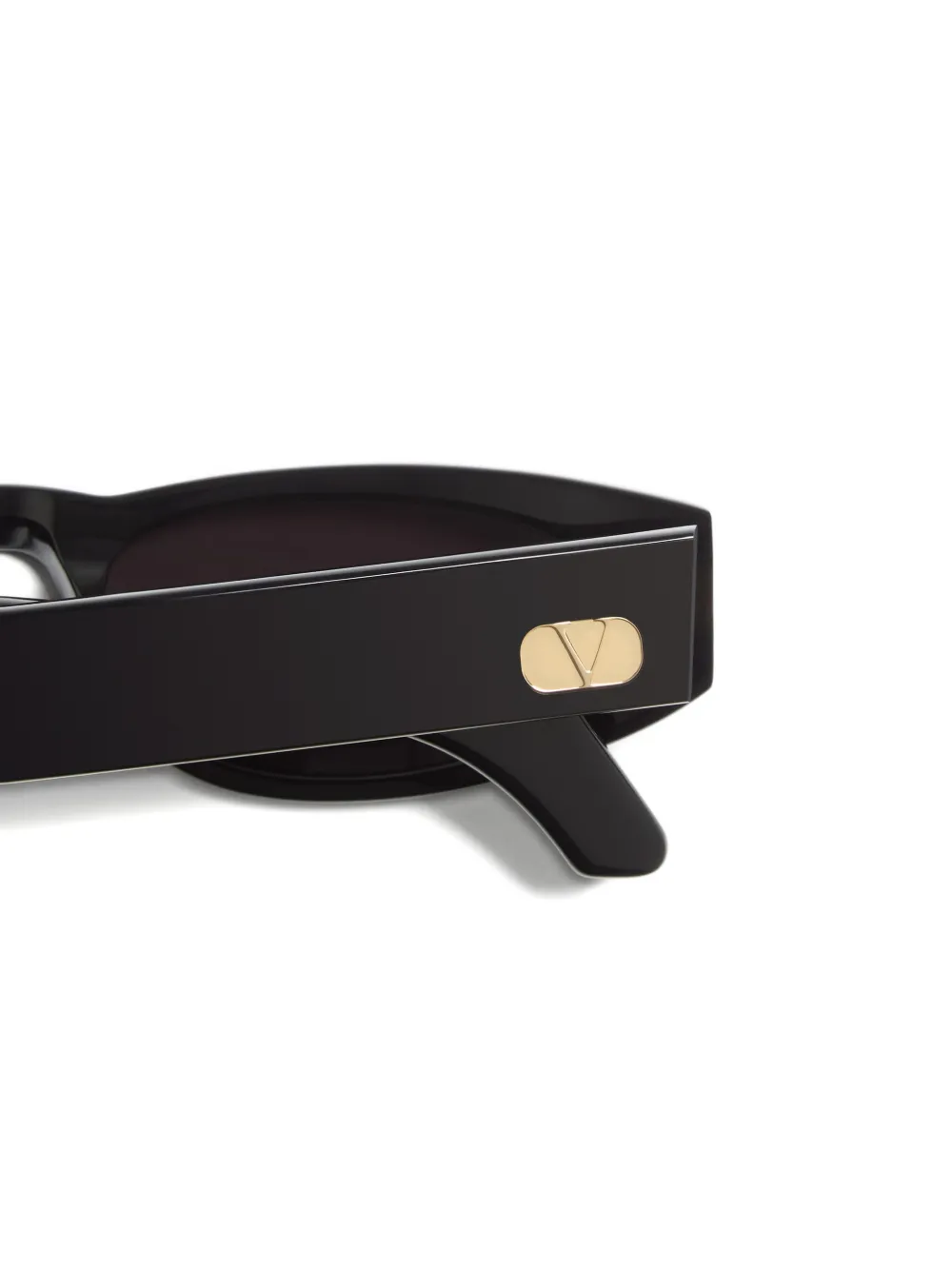 VALENTINO GARAVANI EYEWEAR Bril met geometrisch montuur van acetaat Zwart