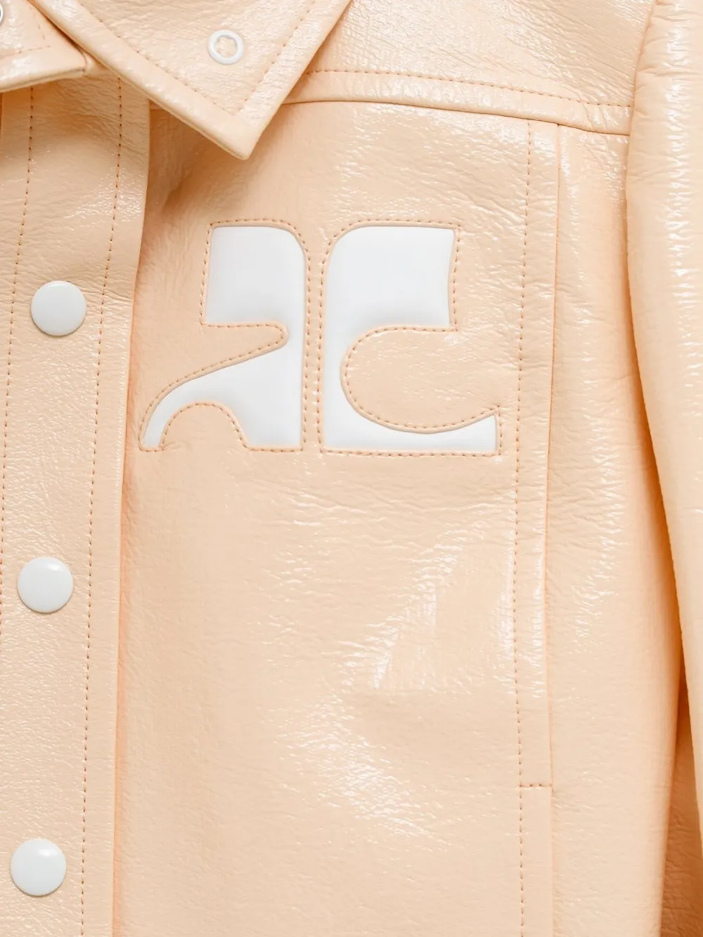 Courrèges Reedition Vinyl jack Oranje