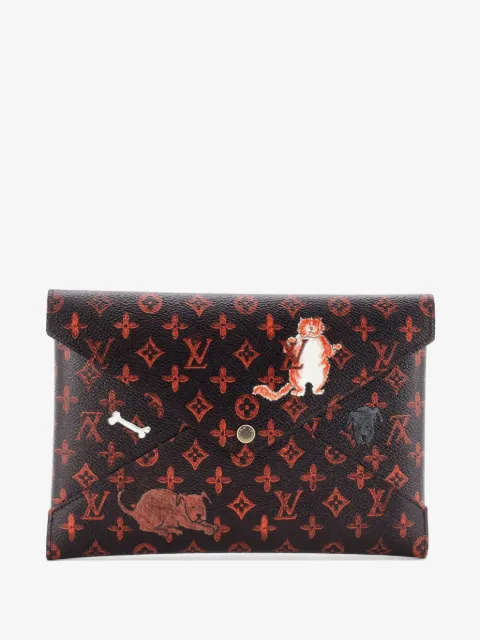 Louis Vuitton Pre-Owned Kirigami Pochette Set Limited Edition Grace Coddington Catogram Clutch