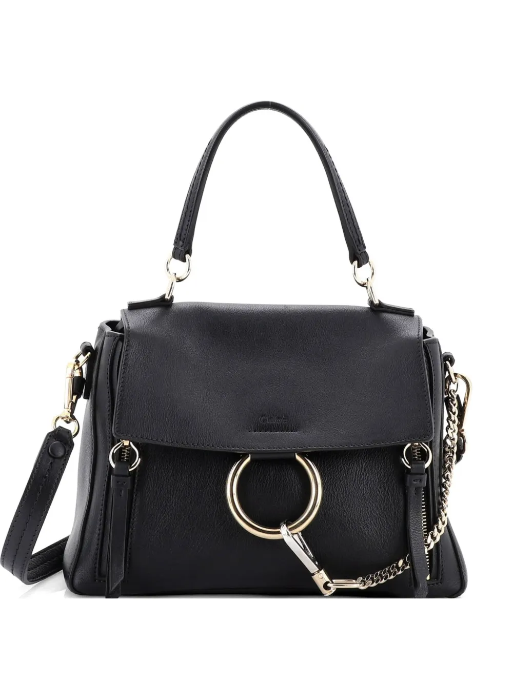Chloé Pre-Owned Faye Day Bag Leather Small satchel - Nero