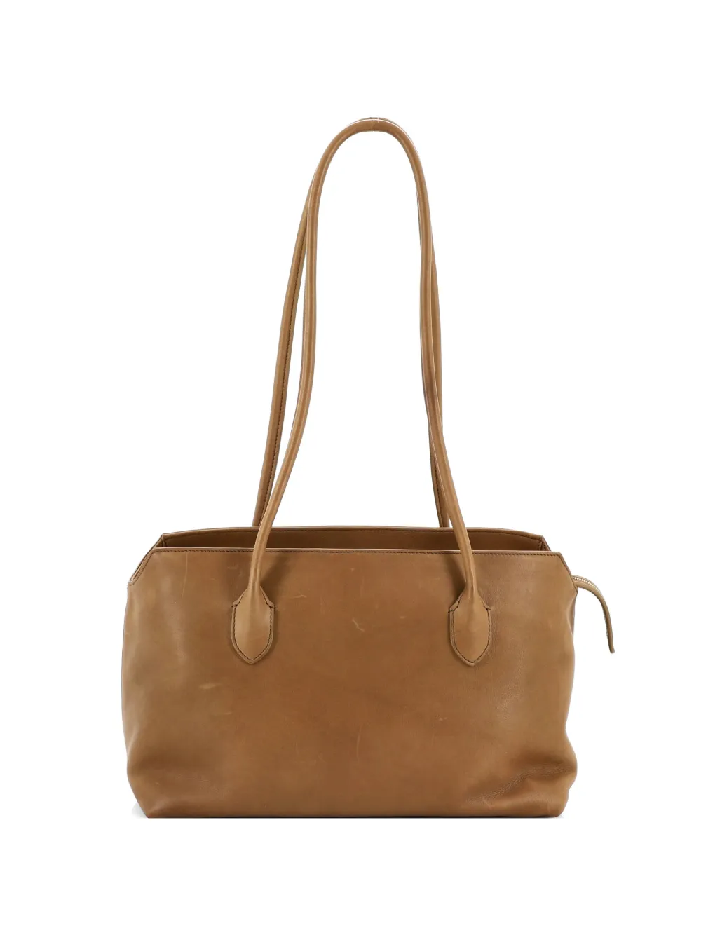 The Row Pre-Owned Terrasse Leather shoulder bag - Marrone