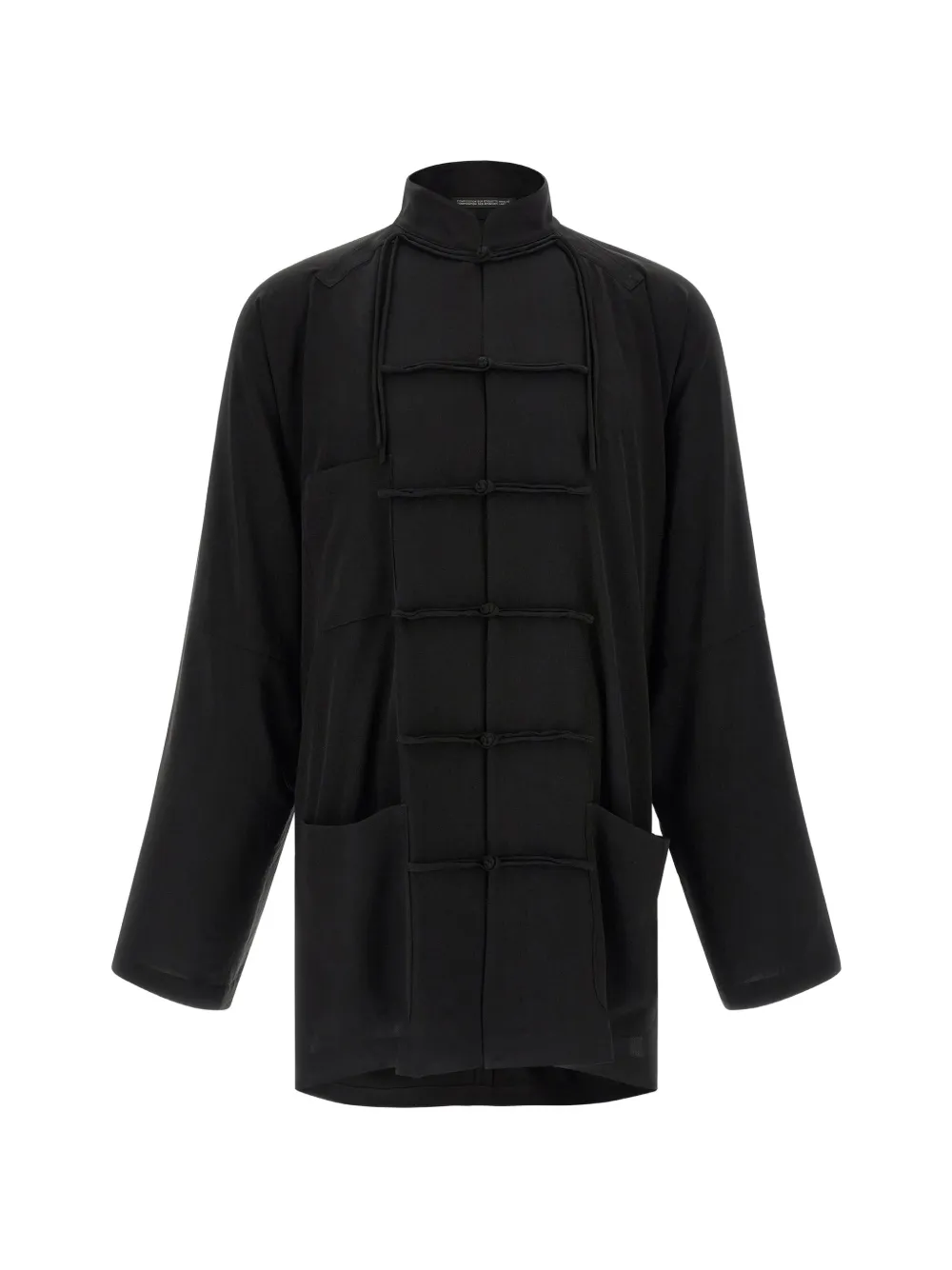 Yohji Yamamoto Ta Tuxedo China blazer high-neck jacket - Nero