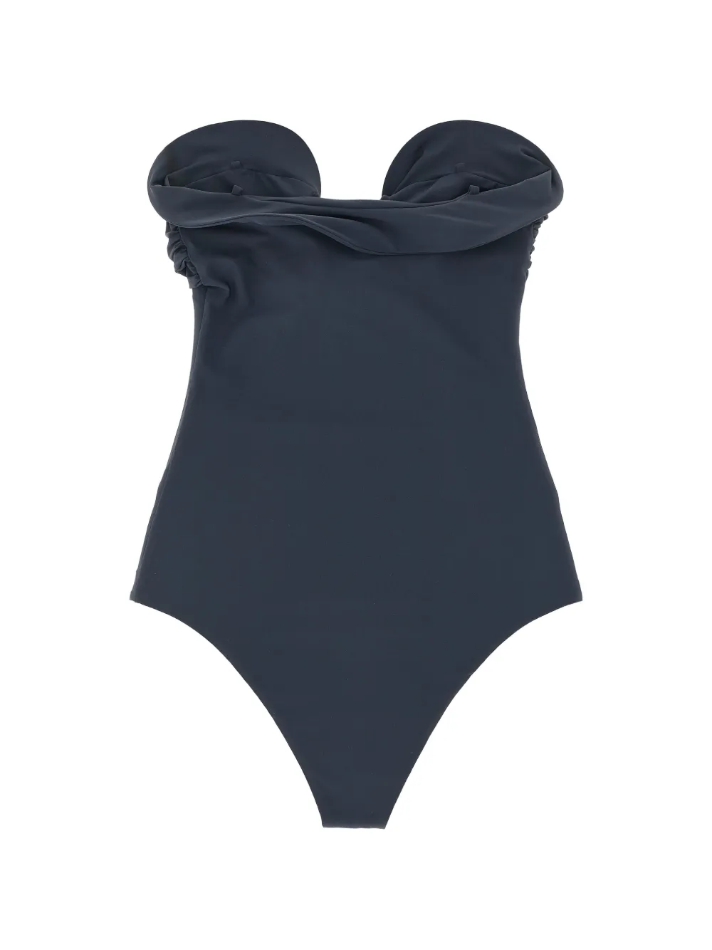Magda Butrym Badpak met bloemdetail Blauw