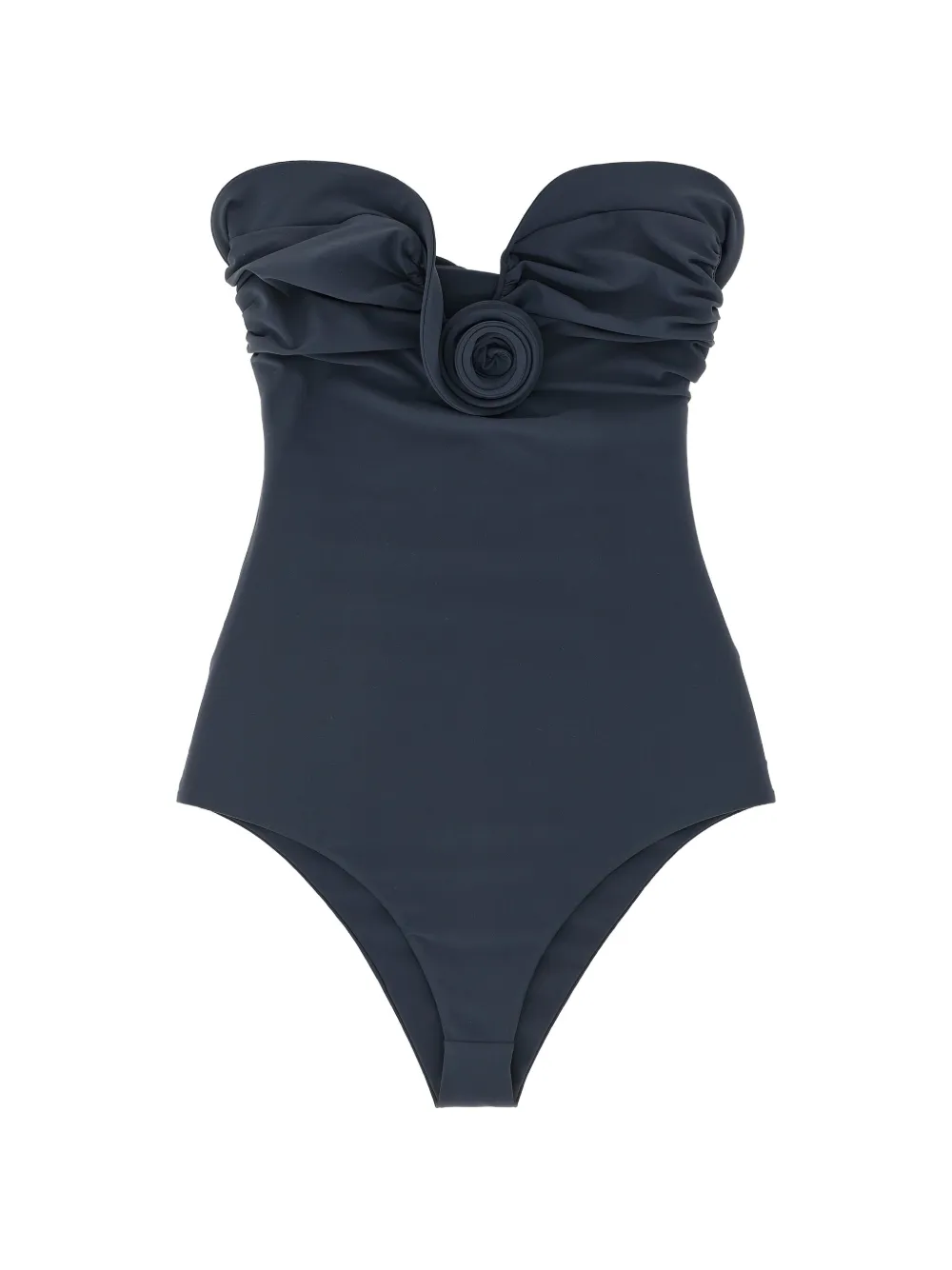 Magda Butrym flower-detail swimsuit - Blu