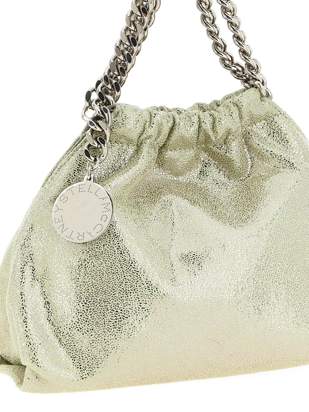  Stella Mccartney Mini Falabella Drawstring Tote Bag - Green 