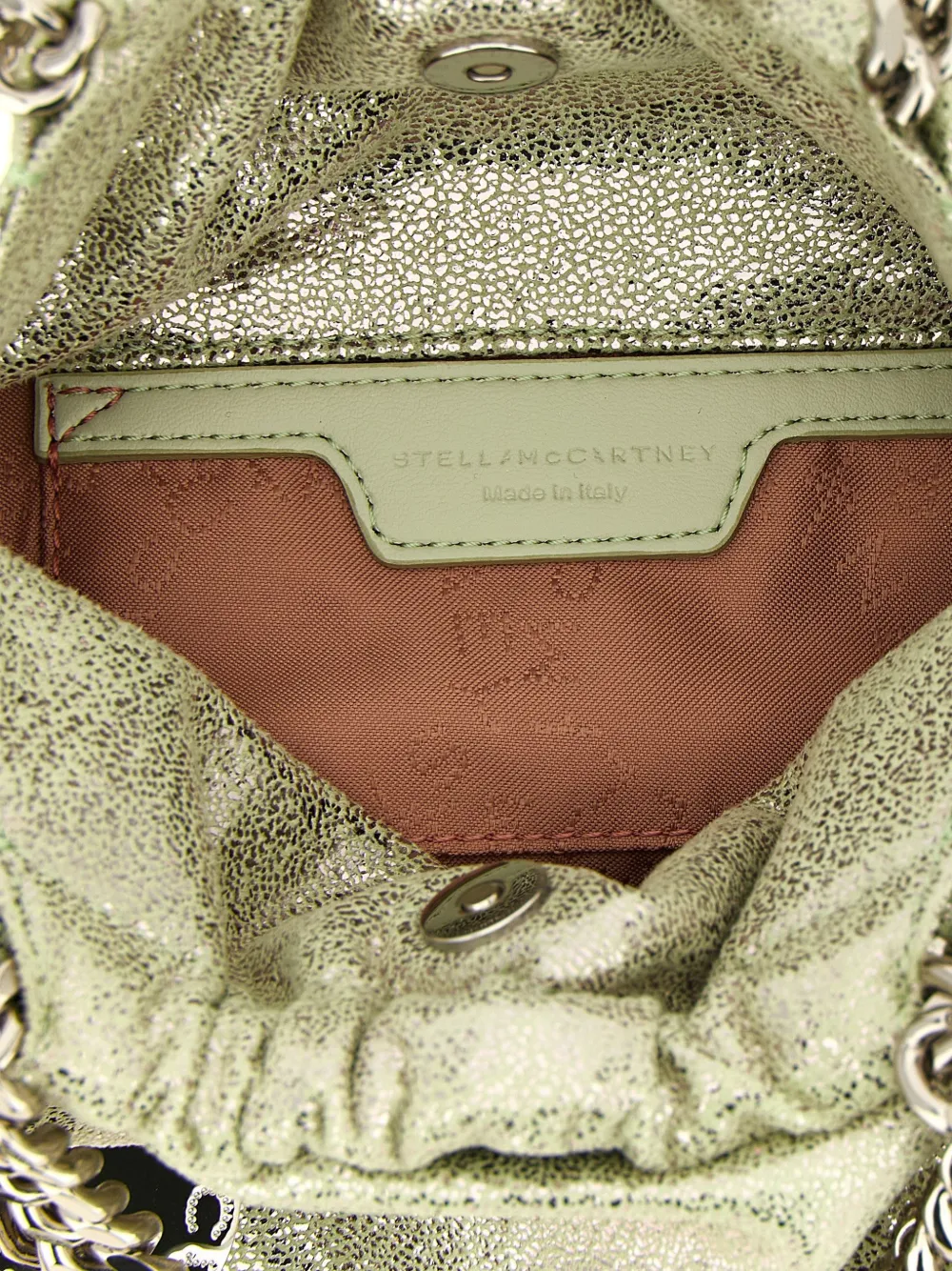 Stella McCartney Falabella mini-shopper met trekkoord Groen