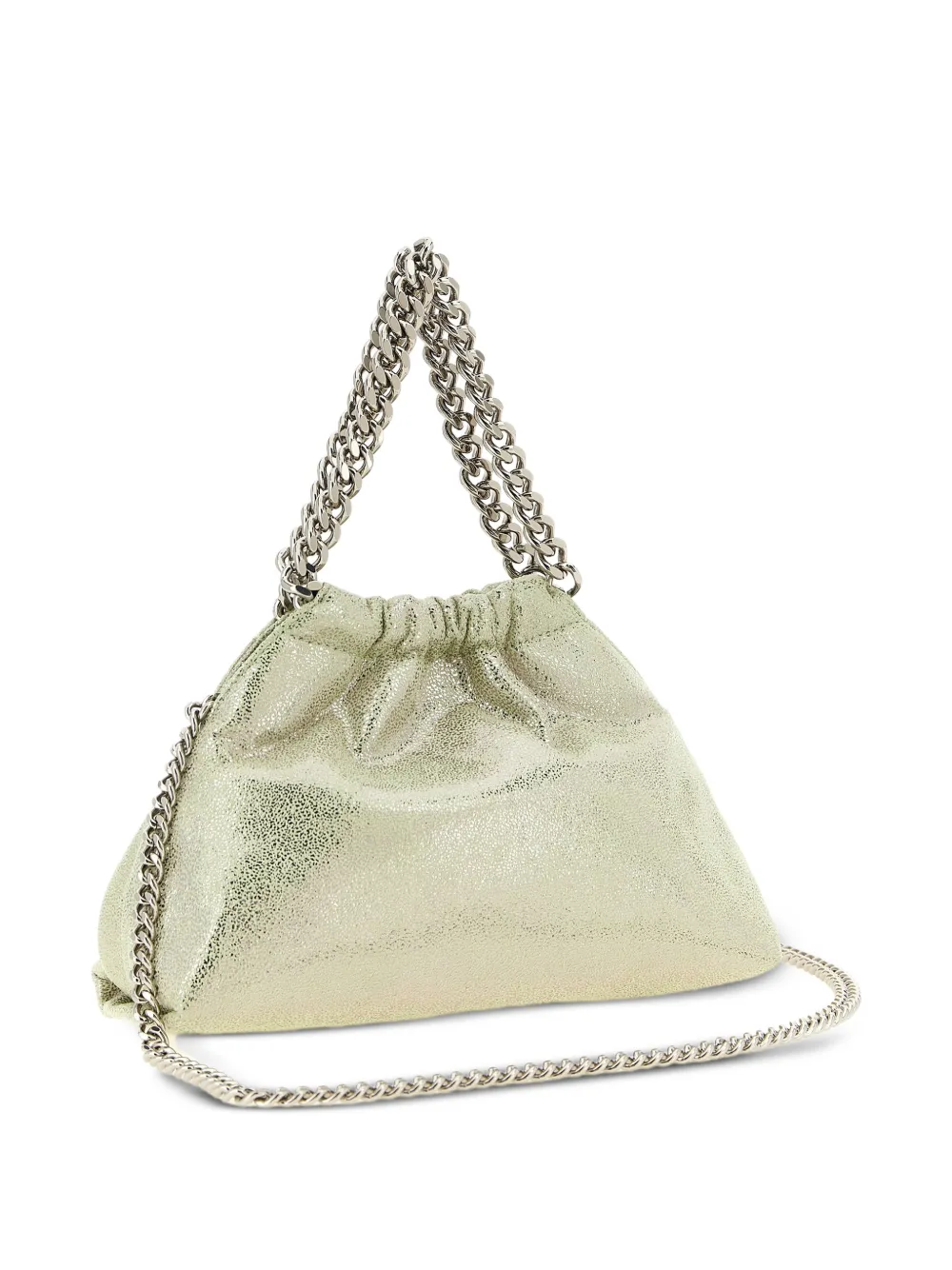 Stella McCartney Falabella mini-shopper met trekkoord Groen