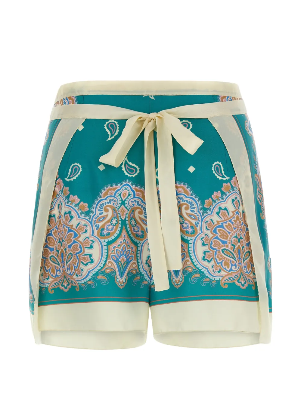 PINKO Merengue-print shorts - Blu