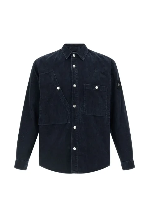 Stone Island corduroy-texture shirt