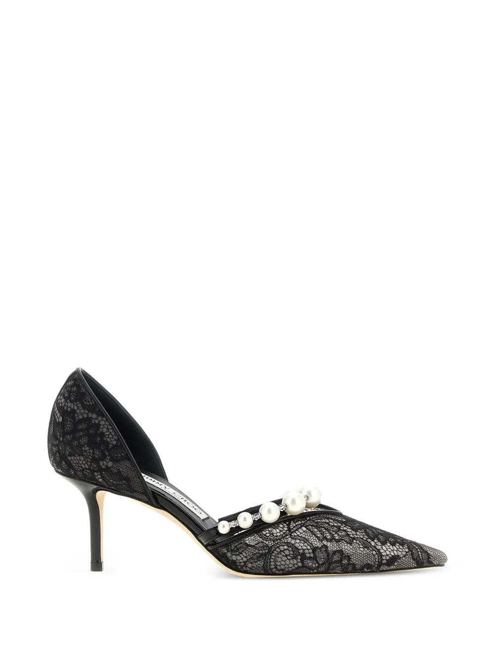 Jimmy Choo Aurelie pumps met kant Zwart