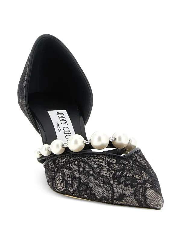 Jimmy Choo Aurelie レースパンプス | ブラック | FARFETCH JP