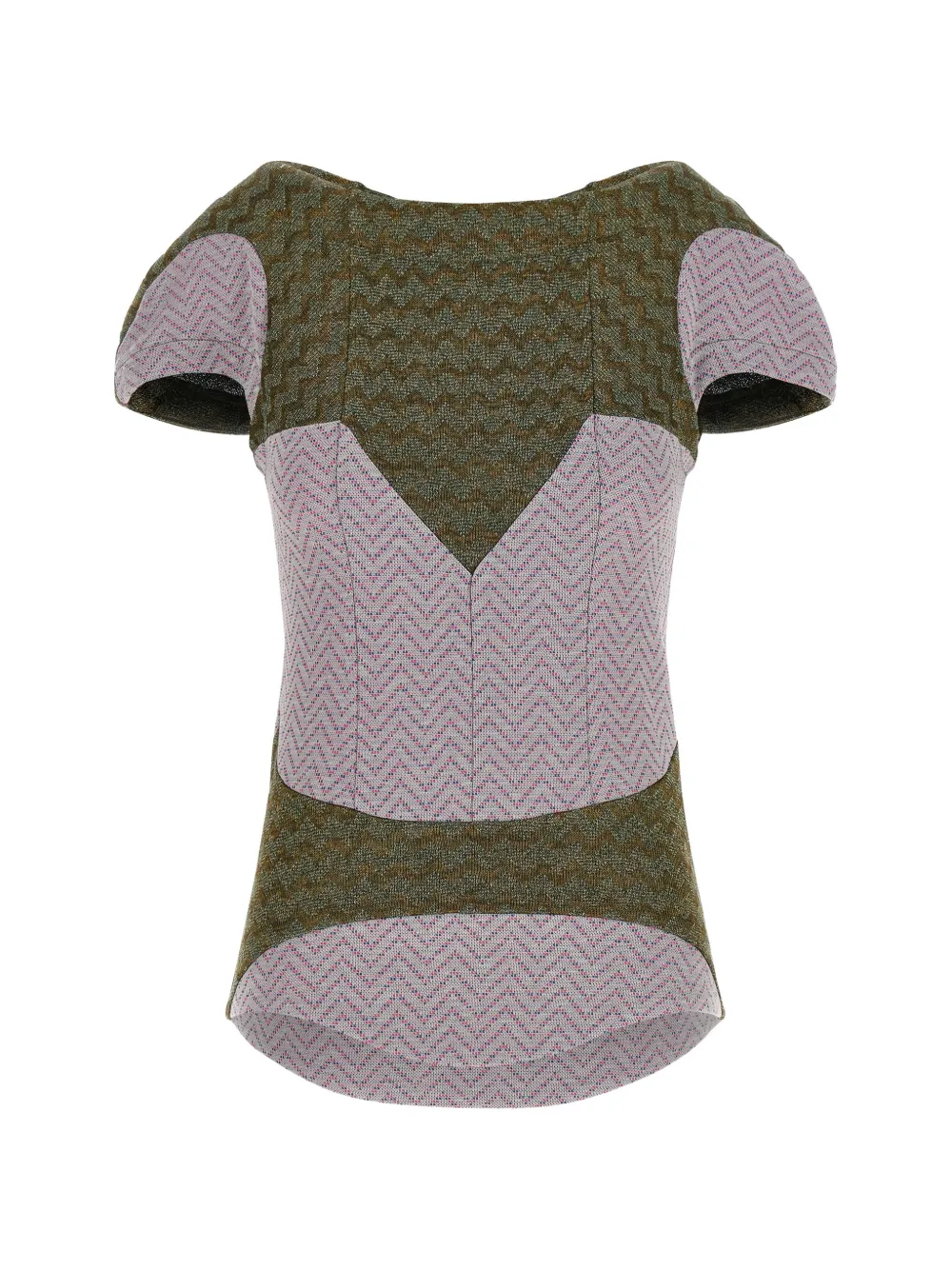 Kiko Kostadinov patterned top - Grigio