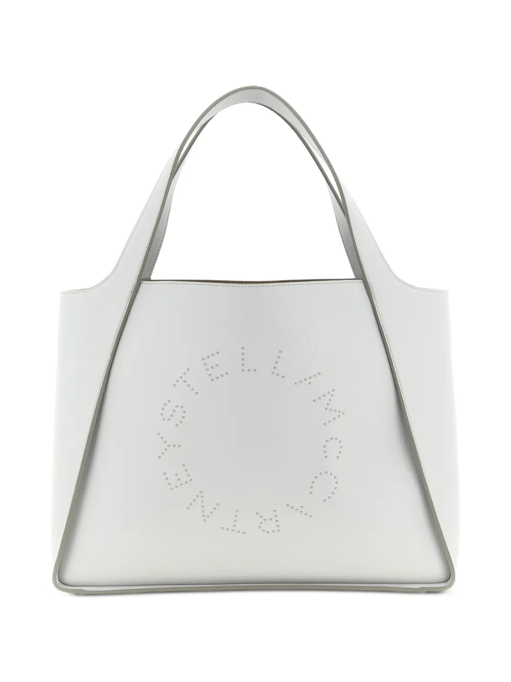 Stella McCartney logo-studded tote bag - Grigio