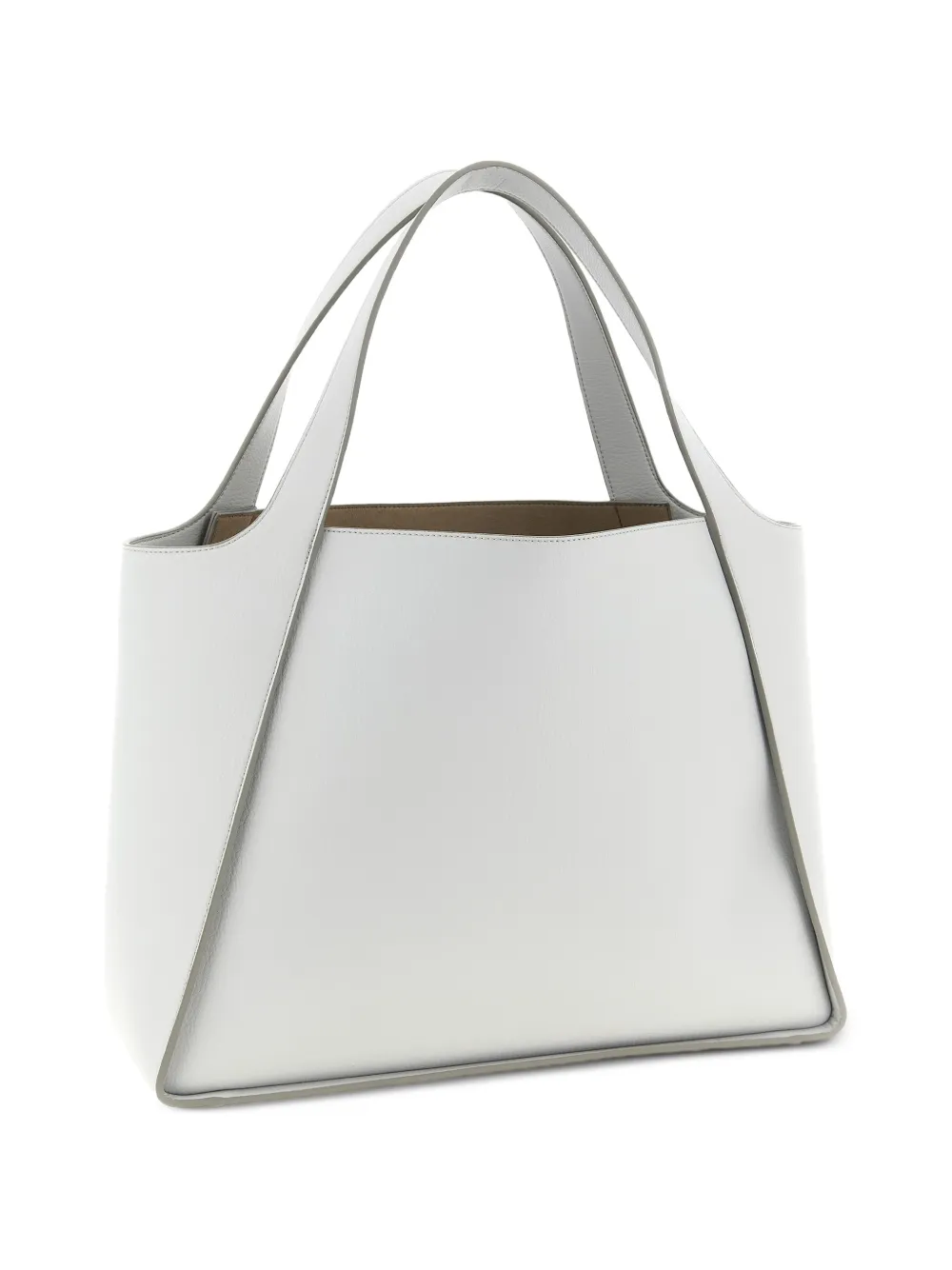 Stella Mccartney Logo-studded Tote Bag - Grey 
