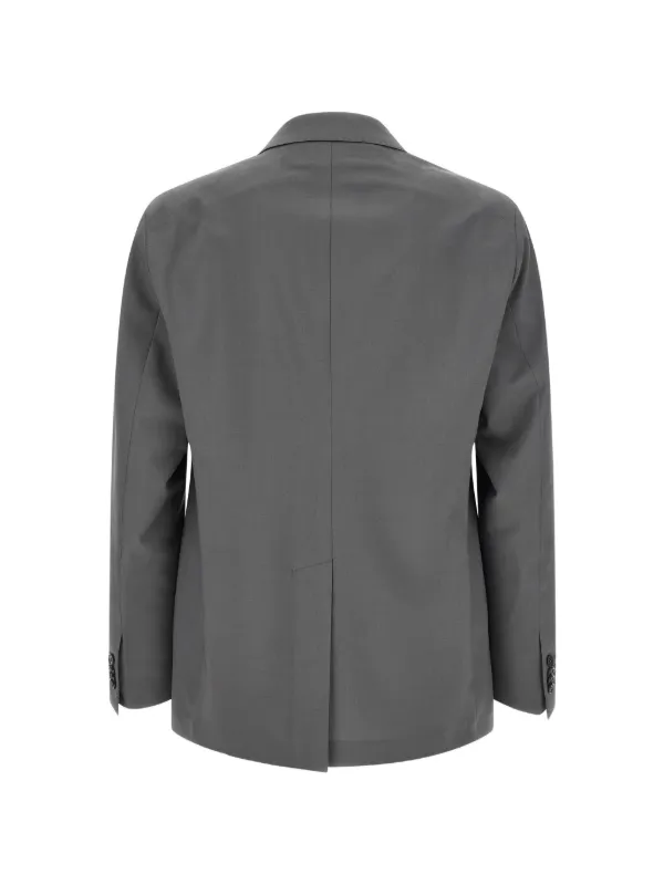 Tagliatore double-breasted peaked-lapel Suit | Grey | FARFETCH JO