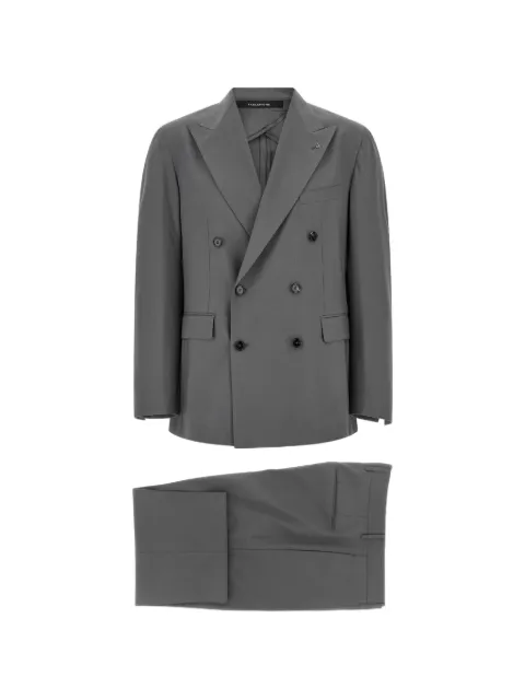 Tagliatore double-breasted peaked-lapel suit