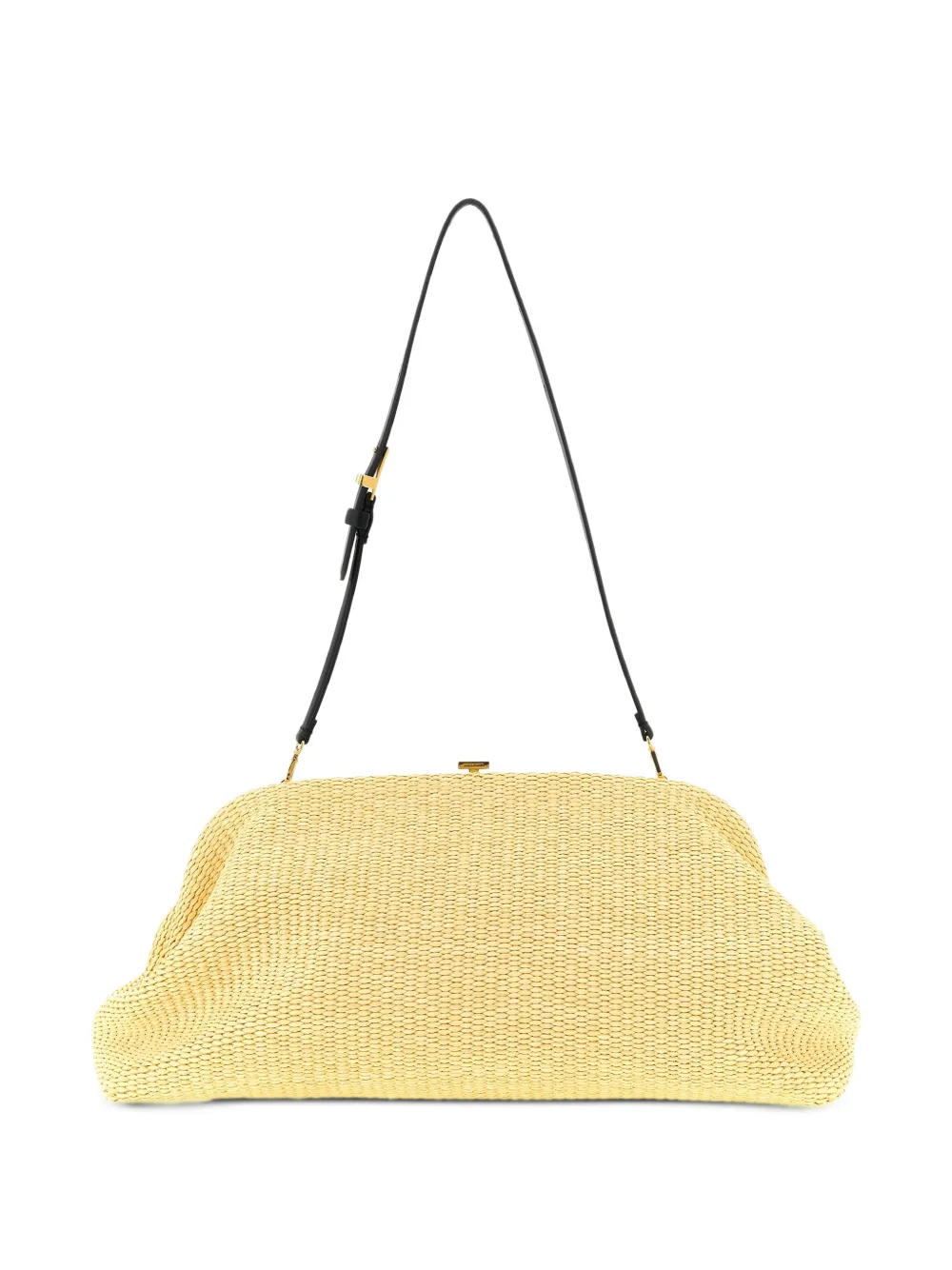  Alberta Ferretti Maxi Woven Clutch Bag - Neutrals 