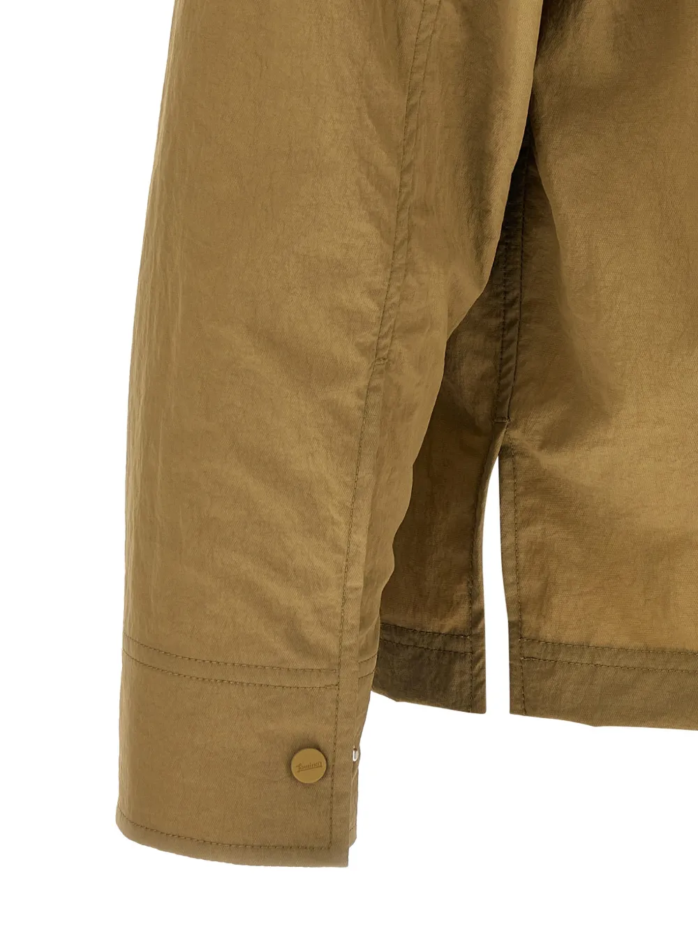 Laminar Shirtjack met verborgen knoop Groen