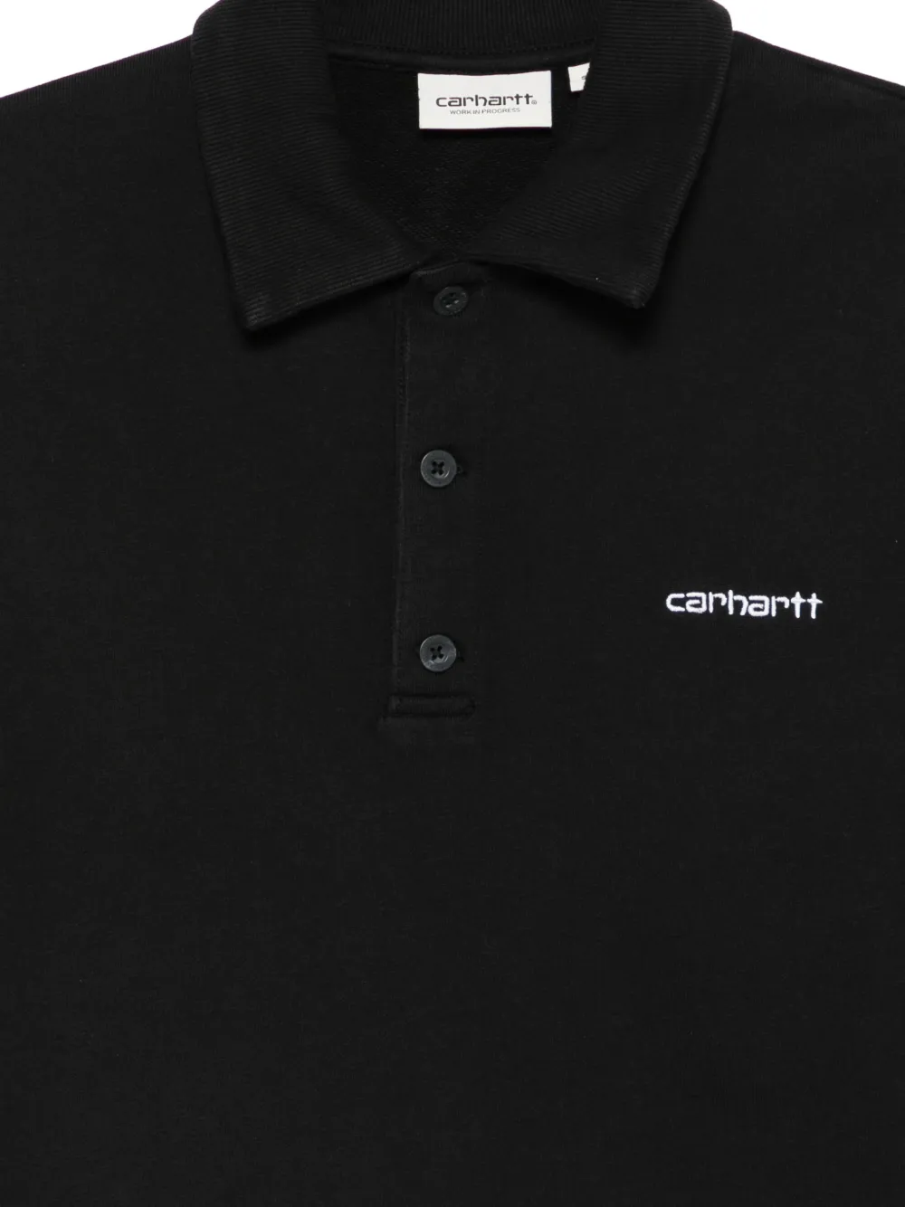 Carhartt WIP Brenta trui met geborduurd logo Zwart