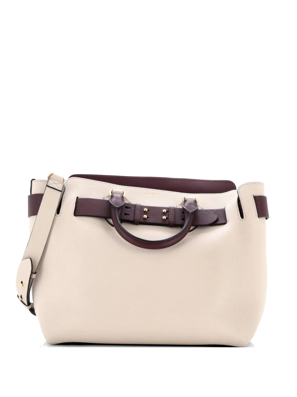 Burberry Pre-Owned Belt Leather Medium tote bag - Nude