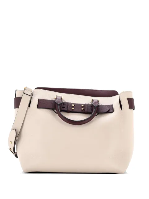 Burberry Pre-Owned Belt Leather Medium tote bag