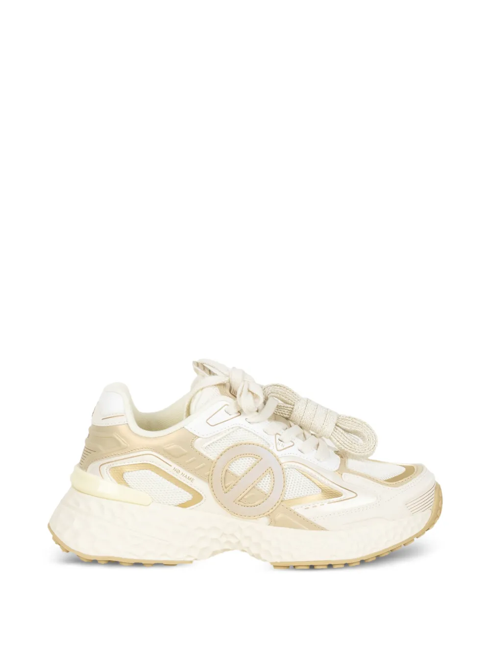 No Name Carter 2.0 lace-up sneakers - Nude