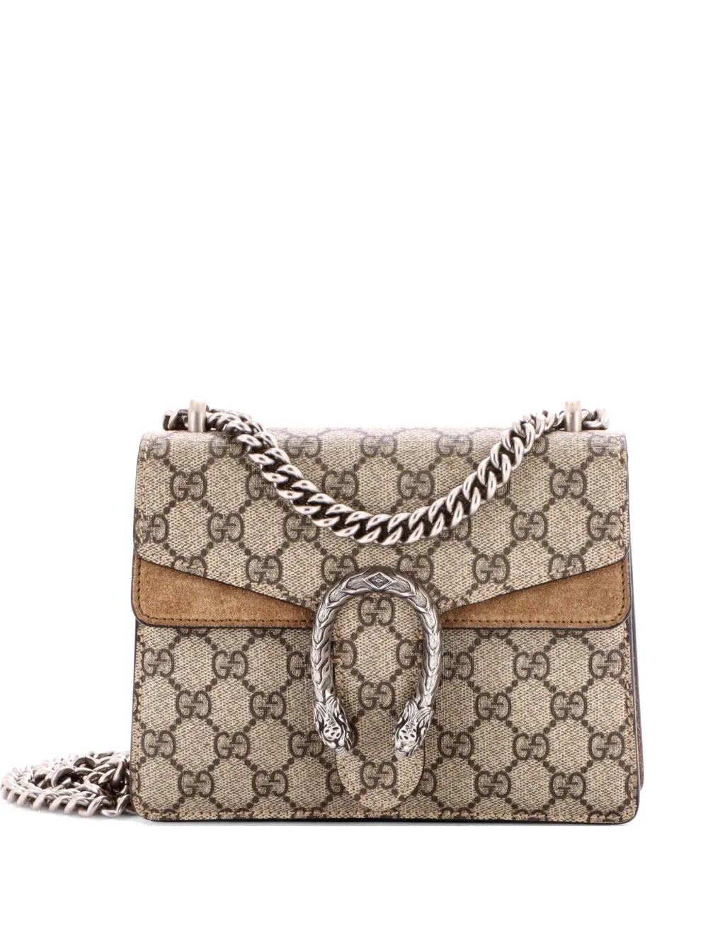 Gucci Pre-Owned Dionysus Bag GG Coated Canvas Mini crossbody bag - Marrone