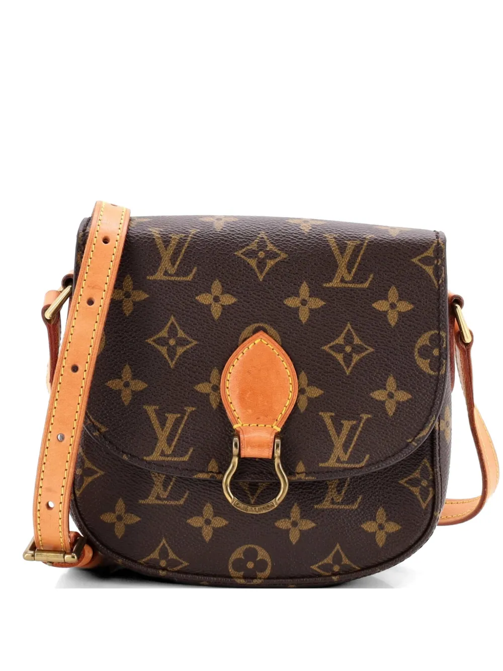 Louis Vuitton Pre-Owned Saint Cloud Handbag Monogram Canvas PM crossbody bag - Braun