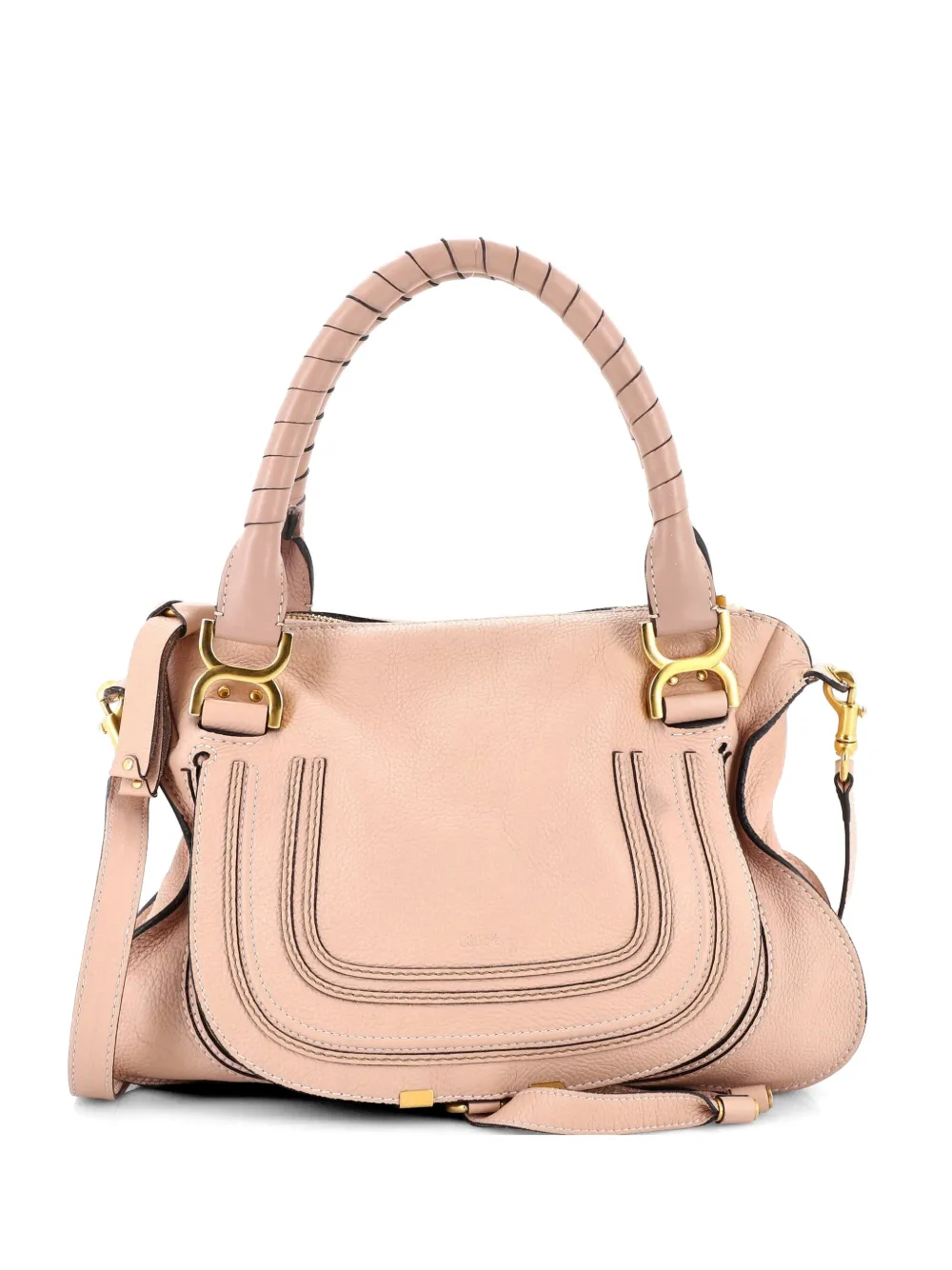 Chloé Pre-Owned Marcie Leather Medium satchel - Rosa