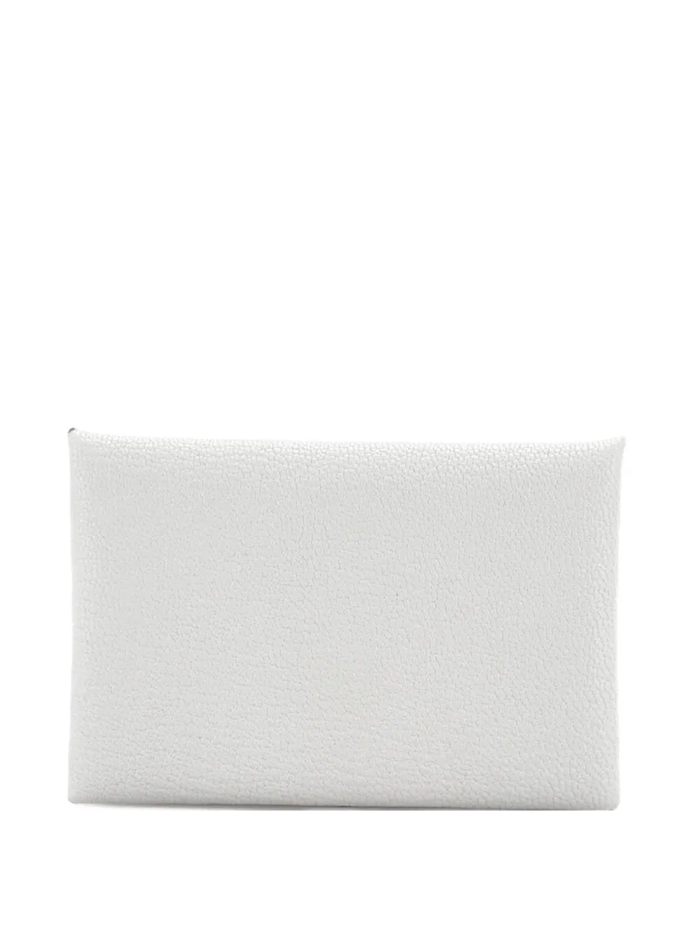 Hermès Pre-Owned Calvi Duo Chevre Mysore card holder - Grigio