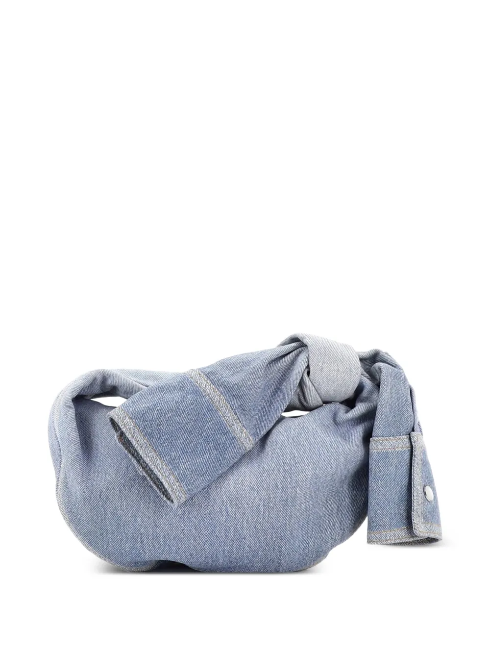 Bottega Veneta Pre-Owned BV Jodie Shirt Effect Denim Mini hobo bag - Blu