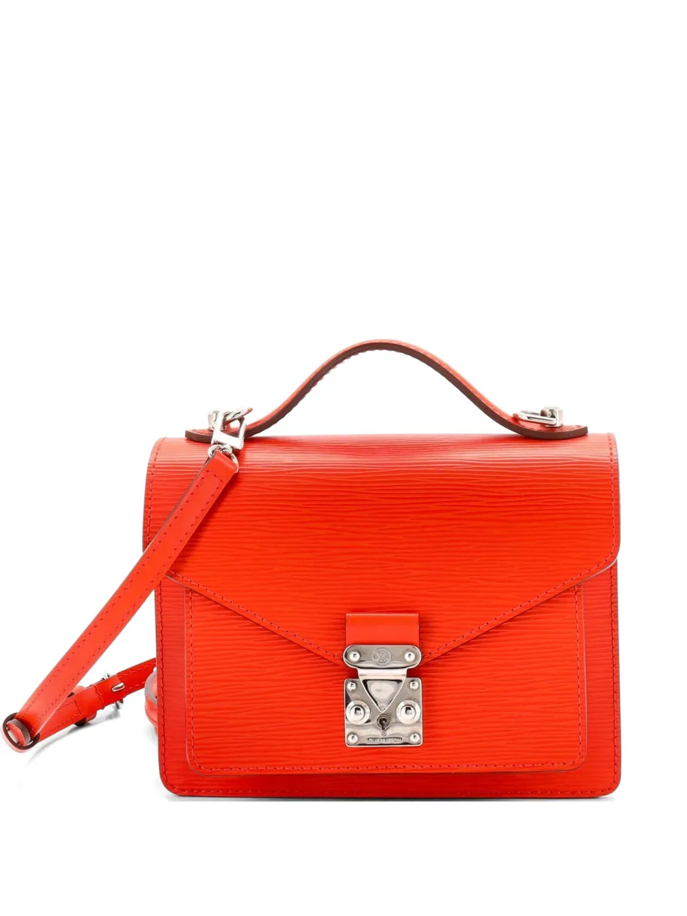 Louis Vuitton Pre-Owned Monceau Handbag Epi Leather BB satchel - Arancione