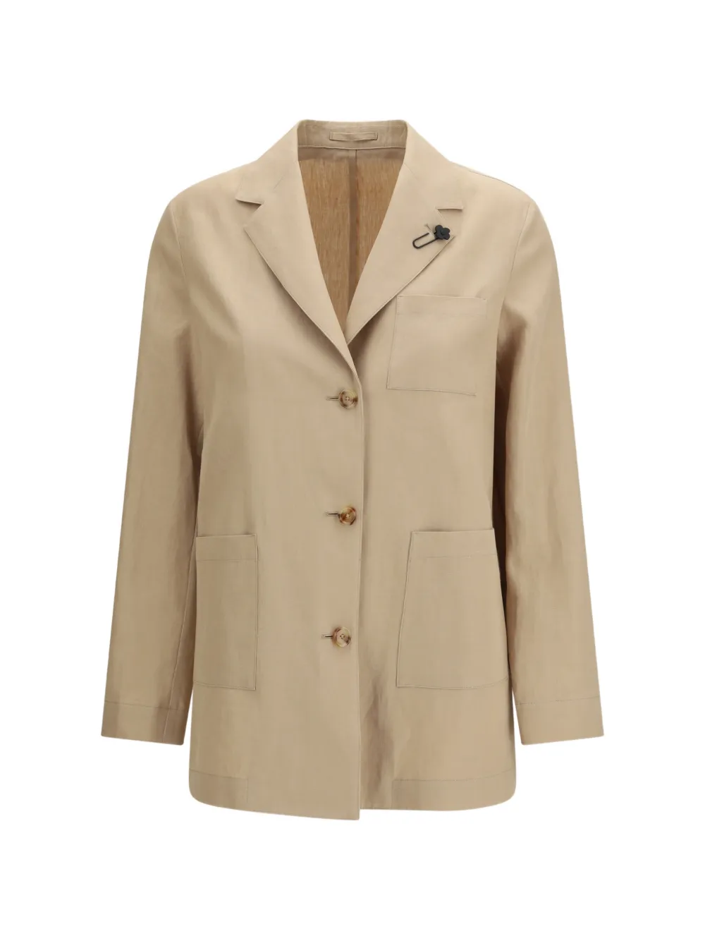 Lardini buttoned jacket - Nude