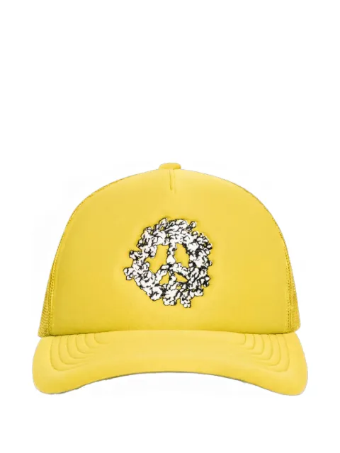 Denim Tears Peace Wreath trucker cap